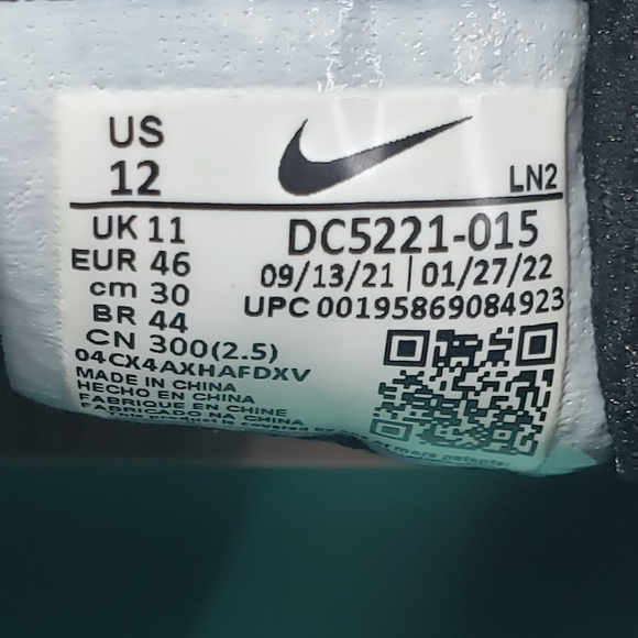 Nike Air Zoom Infinity Tour Next% Black White DC5221-015 Golf Shoes Men's 12 - Picture 13 of 13